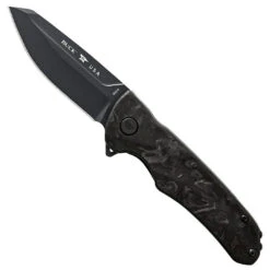 Buck Knives Buck Marble Carbon Fiber Sprint Ops Flipper Knife