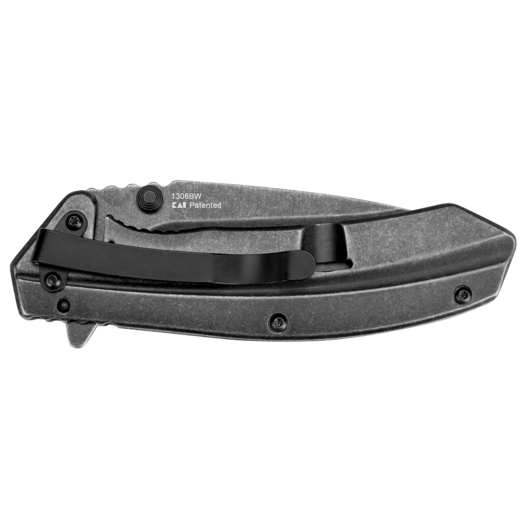 Kershaw Filter Assist Knife, Stonewash Drop Point Blade - Image 2