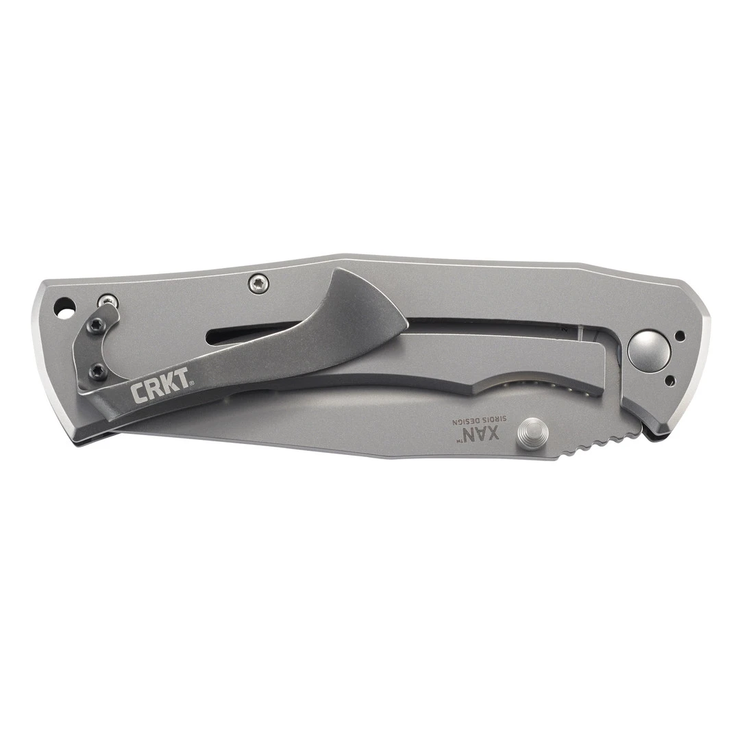 CRKT Xan Carbon Fiber Spring Assist Knife, Bead Blast Blade - Image 2