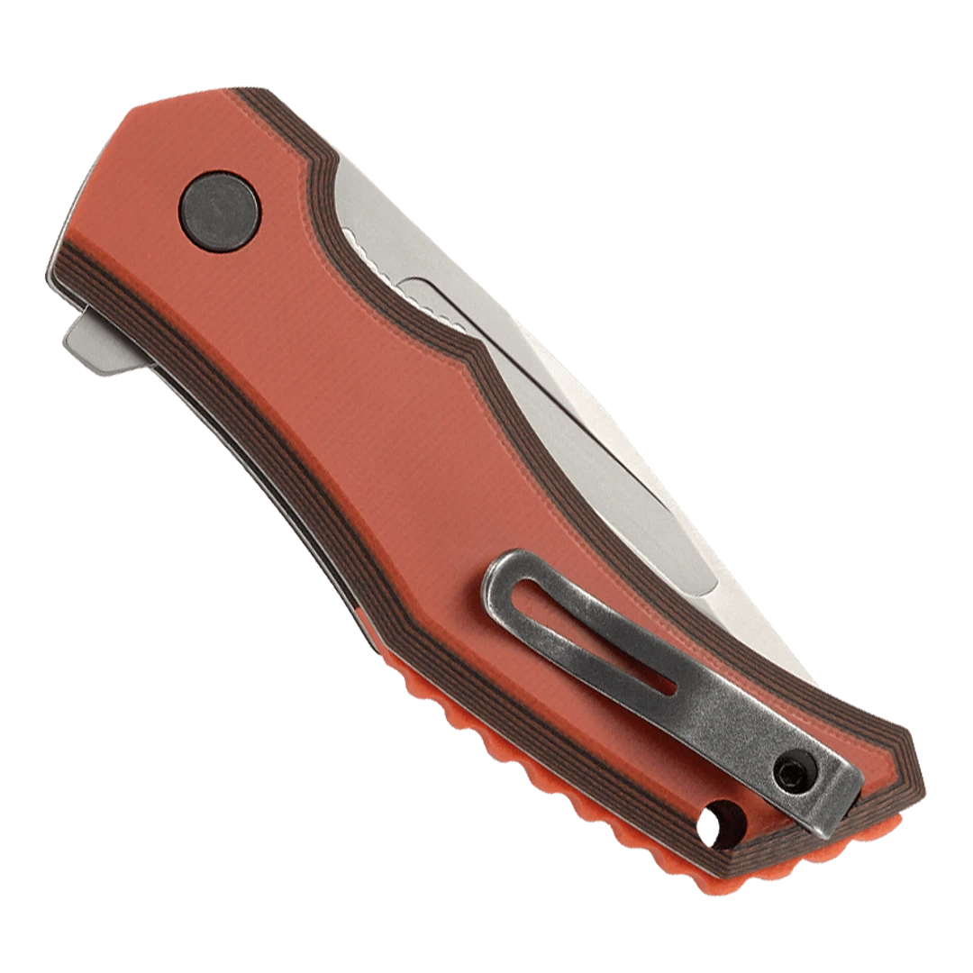CRKT Fawkes Brown/Orange G-10 Spring Assisted Knife - Image 2