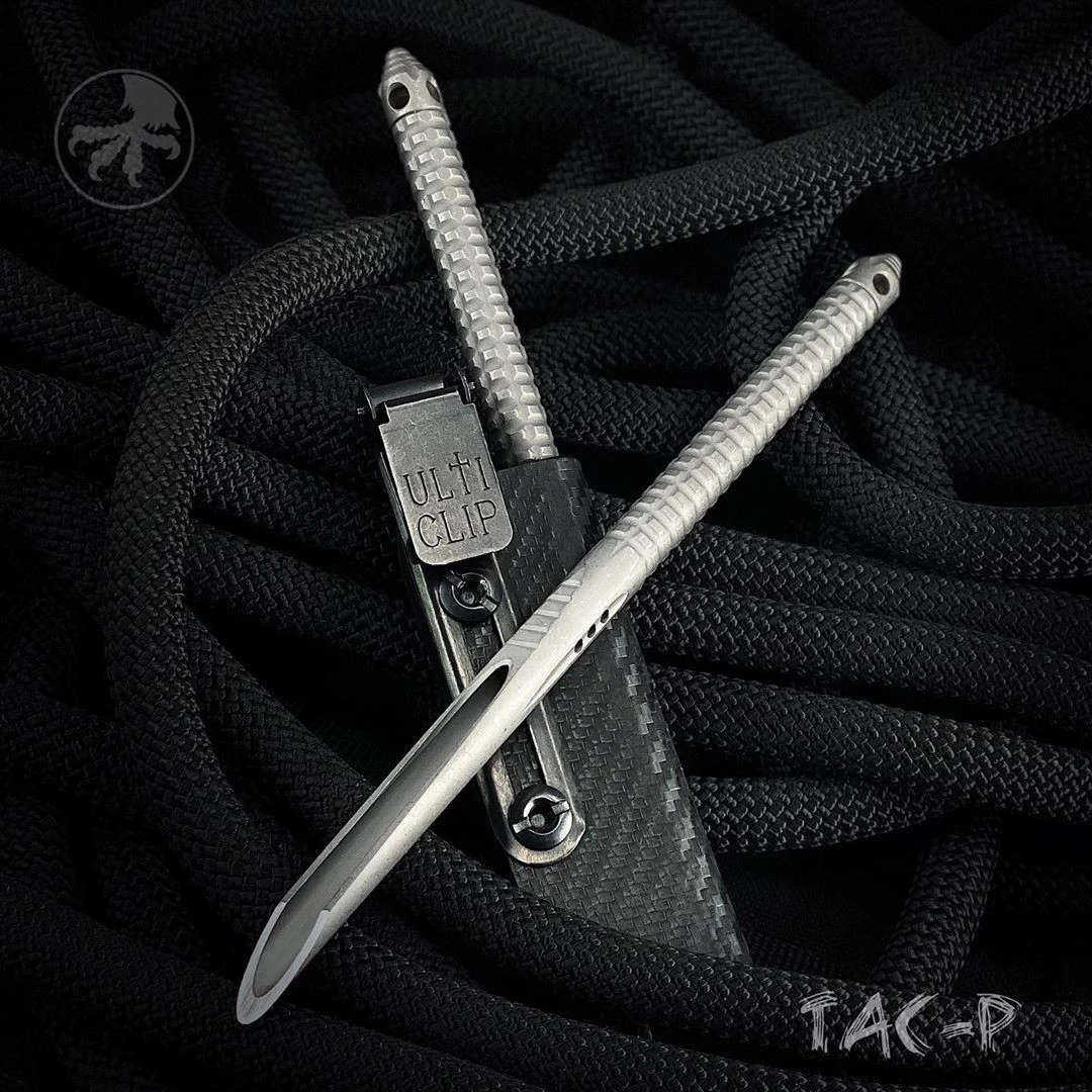 Microtech TAC-P Self-Defense Emergency Tool, Apocalyptic Stonewash Finish - Image 4