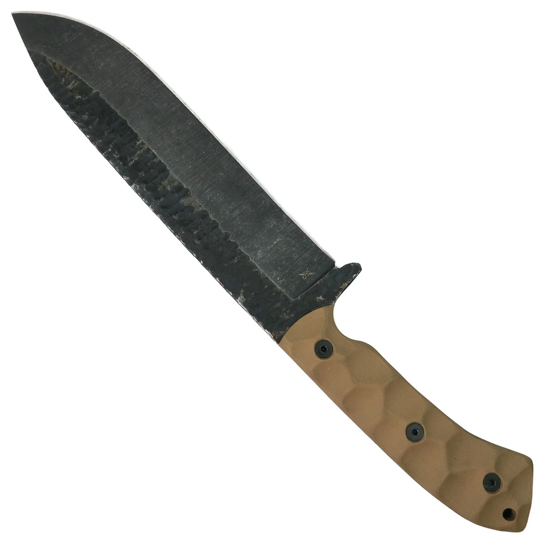 Stroup Knives BK1 Tan G10 Fixed Blade Knife - Image 2