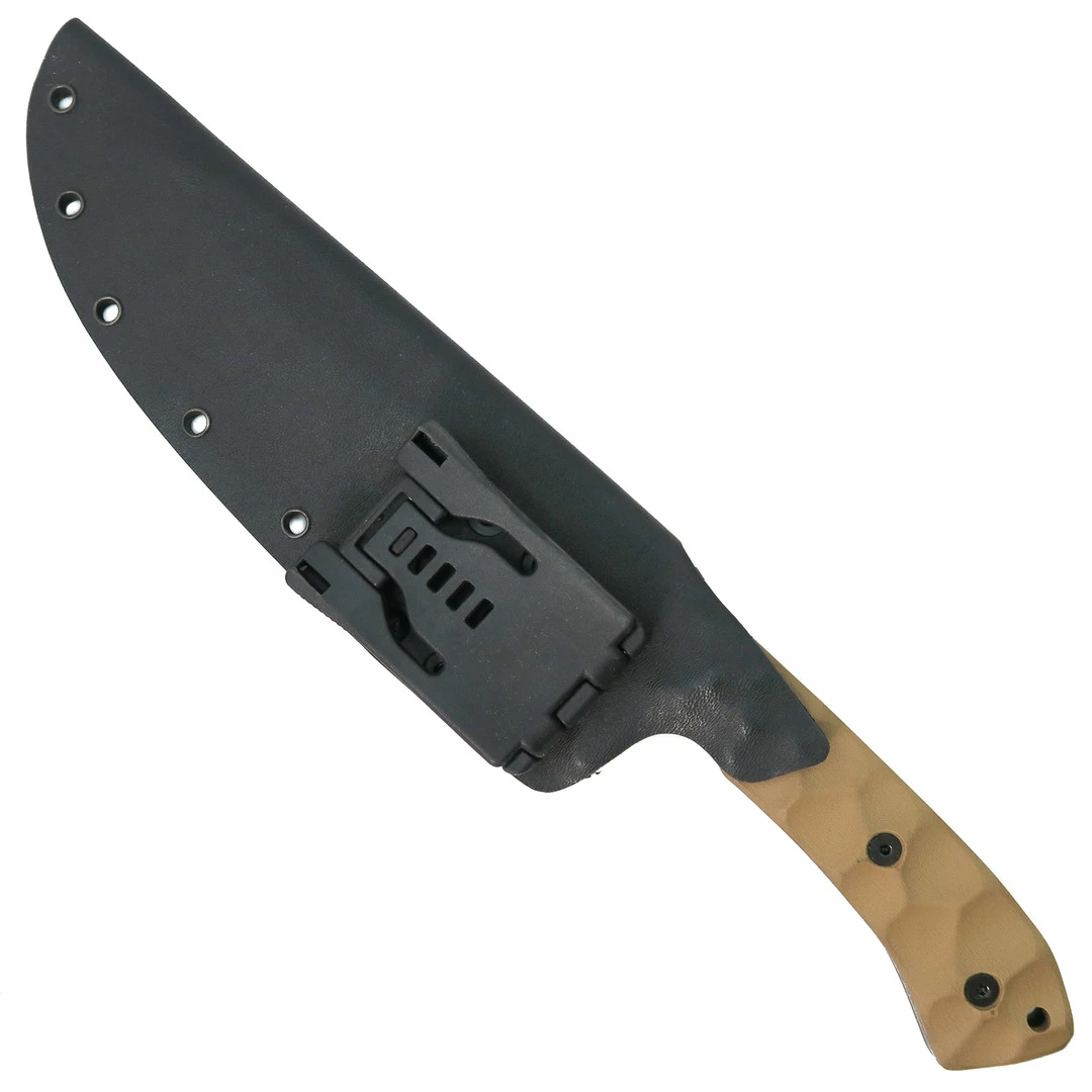 Stroup Knives BK1 Tan G10 Fixed Blade Knife - Image 4