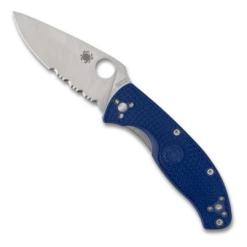 Spyderco Tenacious Lightweight Blue FRN Folding Knife