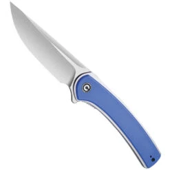 CIVIVI Blue Asticus Liner Lock Knife, Satin D2 Blade