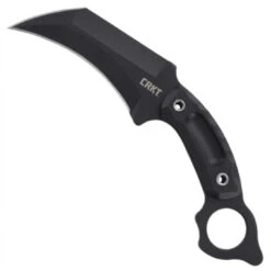 CRKT 2630 Du Hoc Karambit Fixed Blade Knife, SK5 Carbon Black Blade