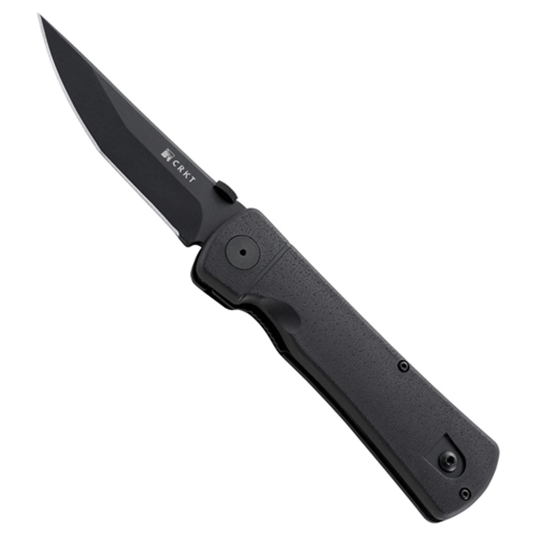CRKT Hissatsu 2903 Spring Assisted Knife, Tactical Dual Grind Tanto Blade