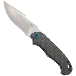CRKT P.S.D. Spring Assist Carbon Fiber Knife, Satin Blade