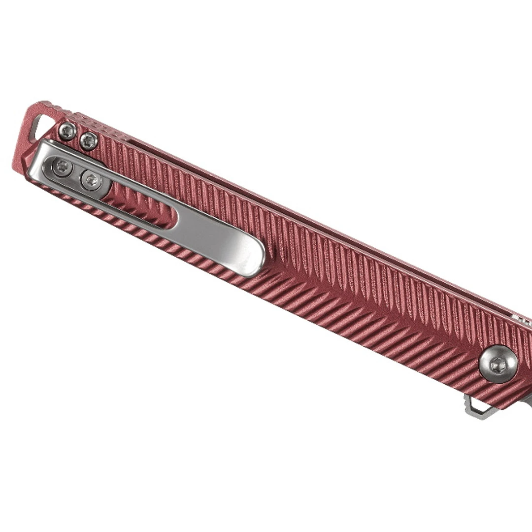 CRKT Ken Onion Maroon Stylus Assist Knife, Satin Blade - Image 4