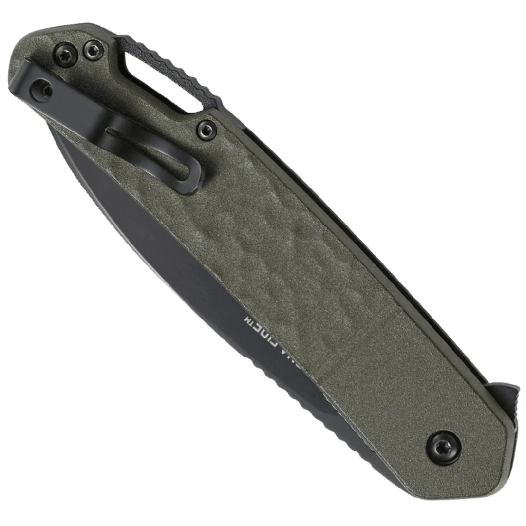 CRKT OD Green Bona Fide Flipper Knife, Field Strip Gen II - Image 2
