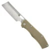 Gerber 31-003476 Desert Tan FlatIron Cleaver G-10/Stainless Steel Folder Knife, Stonewash Blade