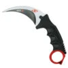 The Archimedes Claw Karambit, Black, White And Red Blade