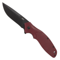 CRKT Shenanigan Maroon Spring Assist Knife