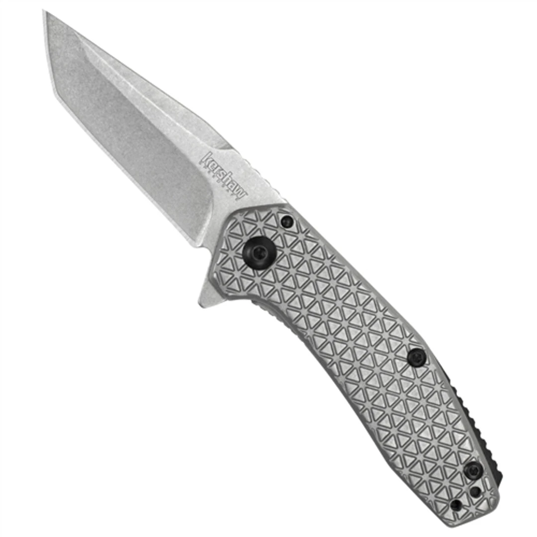 Kershaw Cathode Assist Flipper Knife, Stonewashed 2.25" Blade