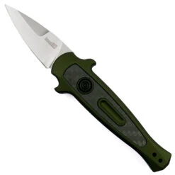 Kershaw OD Green Launch 12CA Auto Knife, 1.93" Stonewash Blade