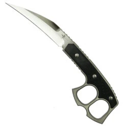 Marfione Knives Custom Bastinelli Explicit Fixed Blade Knife, Mirror Polish