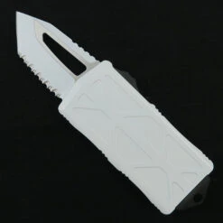 Microtech Storm Trooper Exocet OTF Auto Knife, Tanto Serrated Blade