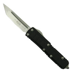 Microtech Signature Series UTX-85 OTF II Auto Knife, Stonewash Tanto