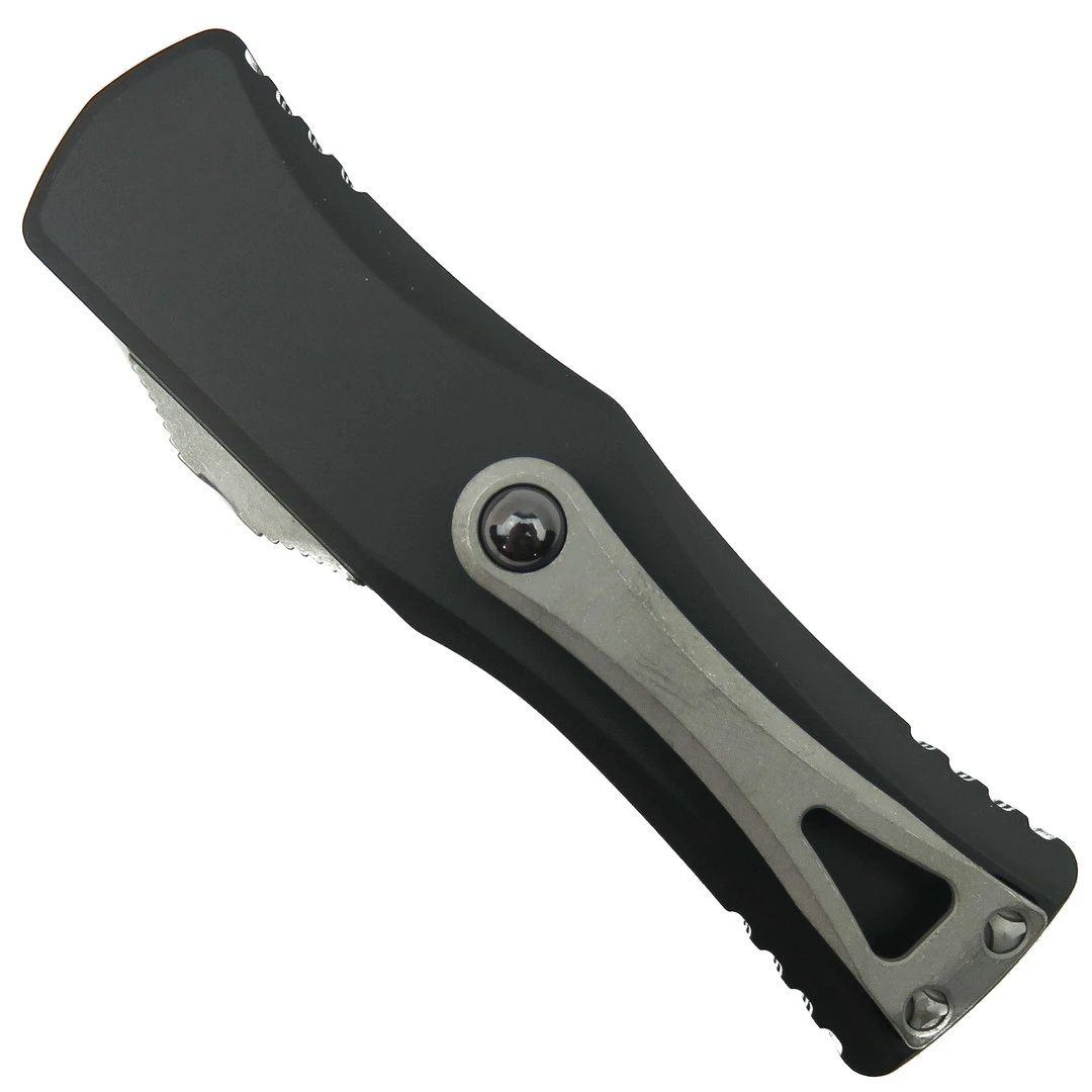 Microtech Hera OTF Knife, Apocalyptic Stonewash Blade - Image 2