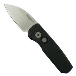 Pro-Tech Textured Runt 5 Auto Knife, Wharncliffe Stonewash Blade