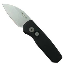 Pro-Tech Black Runt 5 Auto Knife, Wharncliffe Stonewash Magnacut Blade