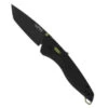 SOG Black And Moss Green Aegis AT Tanto Folding Knife, Black Blade