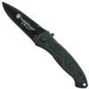 Smith & Wesson Medium SWATMB Spring Assist Knife, Black Handle, Black Plain Blade