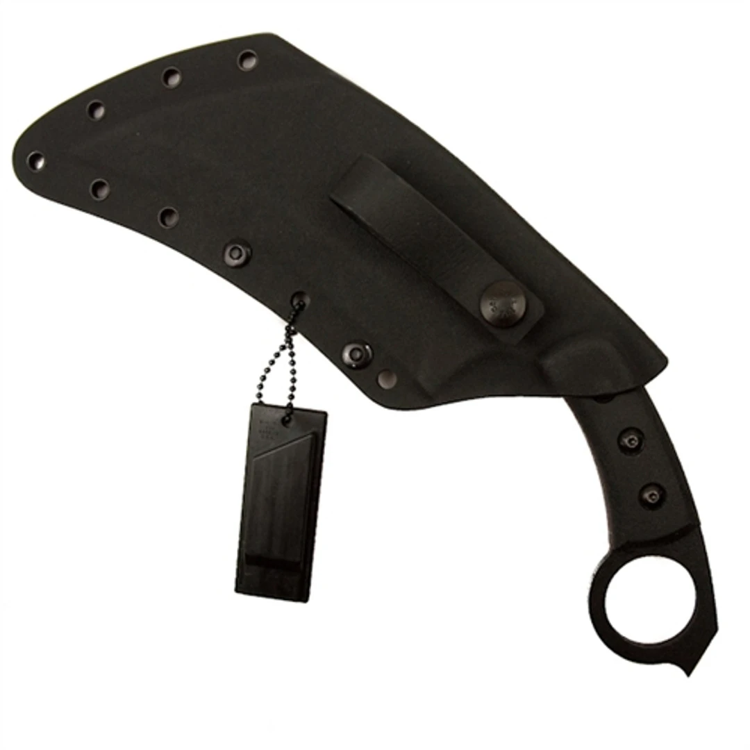 TOPS Knives TAC Karambit Knife, Black Traction Coated Blade - Image 2