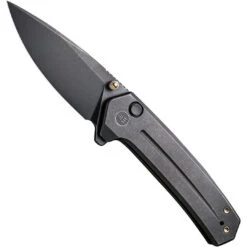 WE Knife Company Black Culex Button Lock Knife, 20CV Black Stonewash Blade