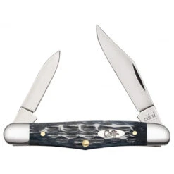 Case Pocket Worn Gray Bone Crandall Jig Half Whittler Knife