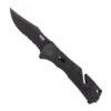 SOG Tactical Trident TF1-CP Knife, Black TiNi Part Serrated Blade